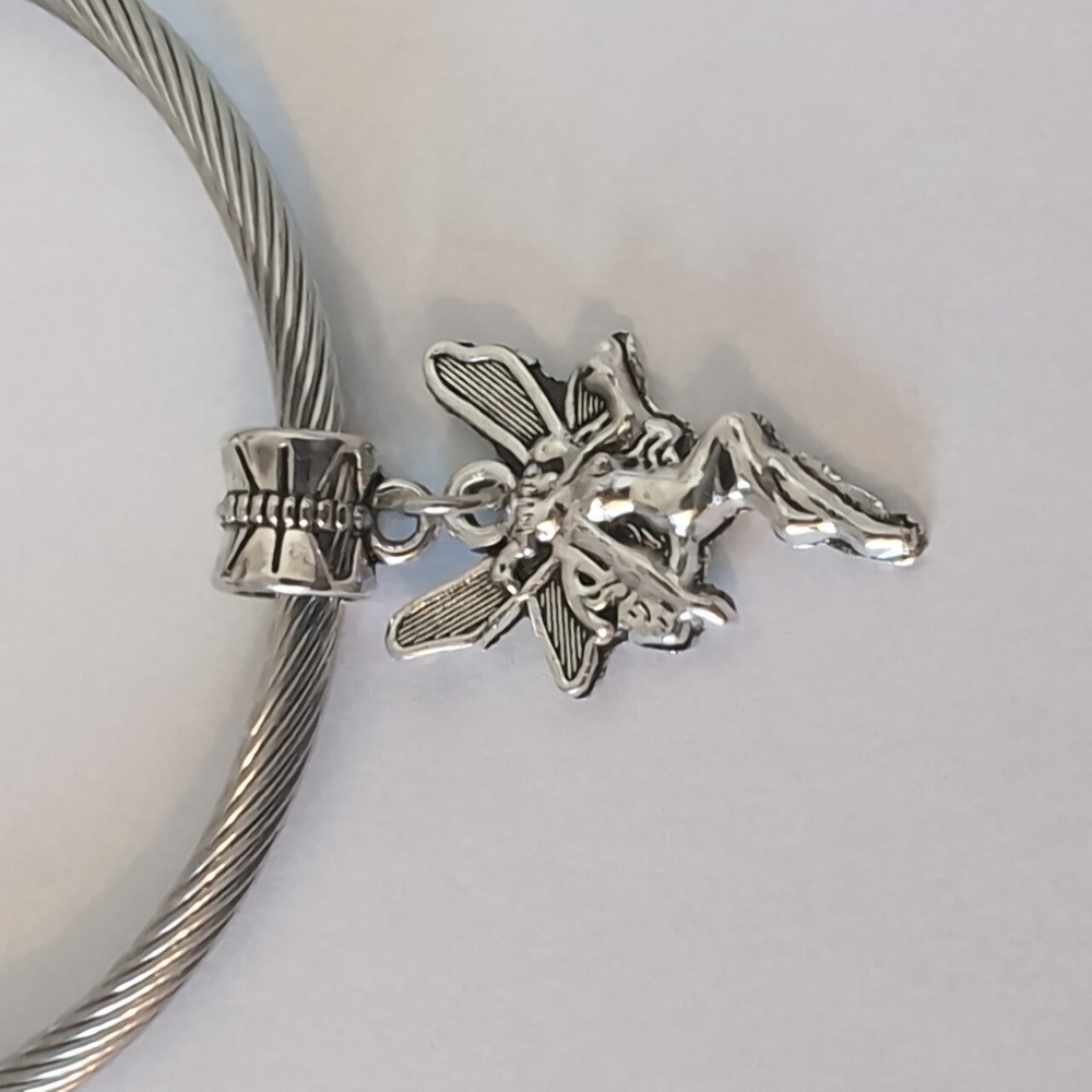 Silver Fairy‎ Dangle Charm for Pandora Style Bracelet